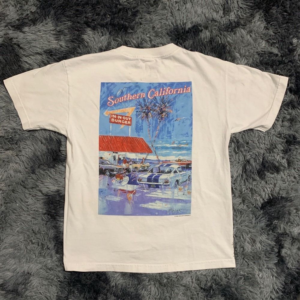 Vintage In-N-Out Burger 1991 Southern California T-Shirt